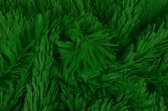 30 meter bont stof - Langharig - Groen - Pluche stof op rol