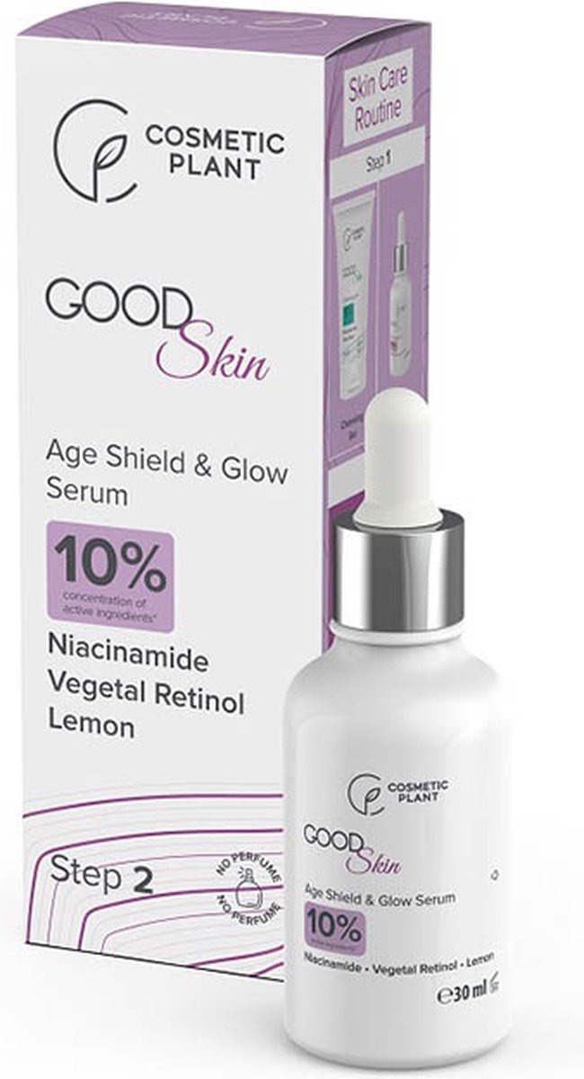 Cosmetic Plant Good Skin - Age Shield & Glow Serum - Anti huid veroudering - 30 ml