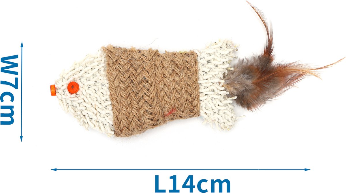 Kattenspeelgoed, Kattenspeelgoed Interactief, Bijtspeelgoed Kat, Kattenkruid Speeltjes, Leuk & Boeiend Kattenkruid Speelgoed