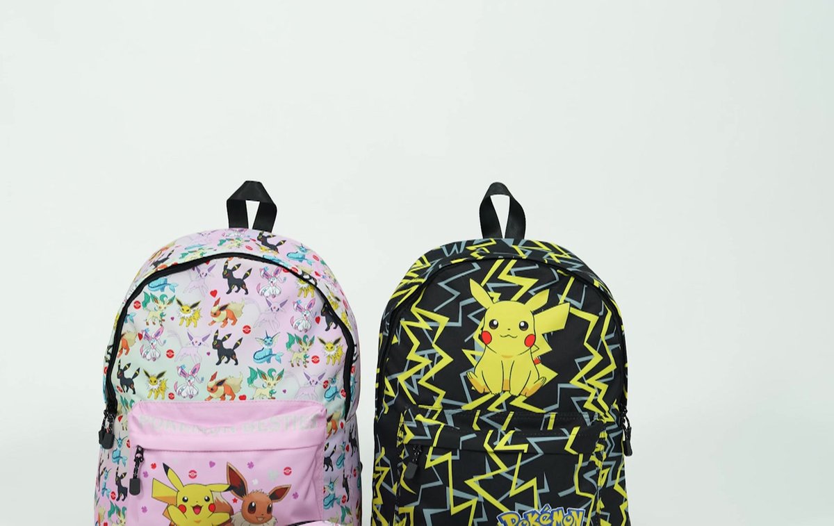 Officiële Pokémon Schoolrugzak – 32 X 40 X 12 Cm, Veelkleurig, Ergonomisch, Met Drinkflesvakken, 2 Jaar Garantie