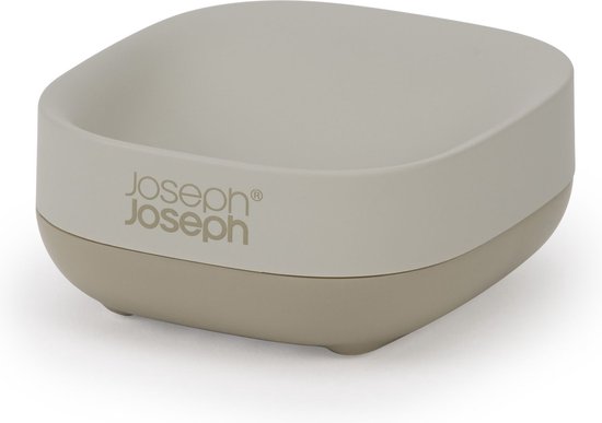 Porte-savon, 3,6 x 7,1 x 8,4 CM, Antidérapant, Plastique, Grijs - Joseph Joseph | Intelligent