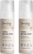 Derma Eco - Anti-age Creme + Anti Age Serum - 1 x 50 ML & 1 x 30 ML - Parfumvrij