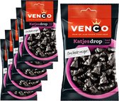 6 Zakken Venco Katjesdrop á 166 gram - Voordeelverpakking Snoepgoed