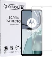 GO SOLID! ® Screenprotector geschikt voor Motorola moto G53 gehard glas