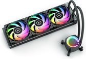EKWB EK-Nucleus AIO CR360 Lux D-RGB - Vloeistof-koelsysteem - afmeting radiator 360mm - voor Intel LGA 1700, 115x, 1200, 2011, 2011-3, 2066 - AMD AM5, AM4 - 3 x 120 mm RGB fans - Koper, Aluminium - zwart