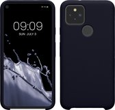 kwmobile telefoonhoesje geschikt voor Google Pixel 5 - Hoesje met siliconen coating - Smartphone case in deep ocean