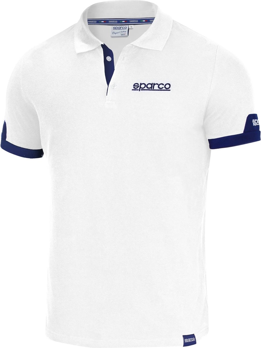 Sparco CORPORATE Polo Wit maat XL