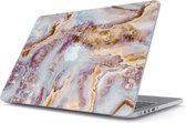 Burga Hard Case geschikt voor Apple Macbook Air 13-inch (2020) - Frozen Leaves
