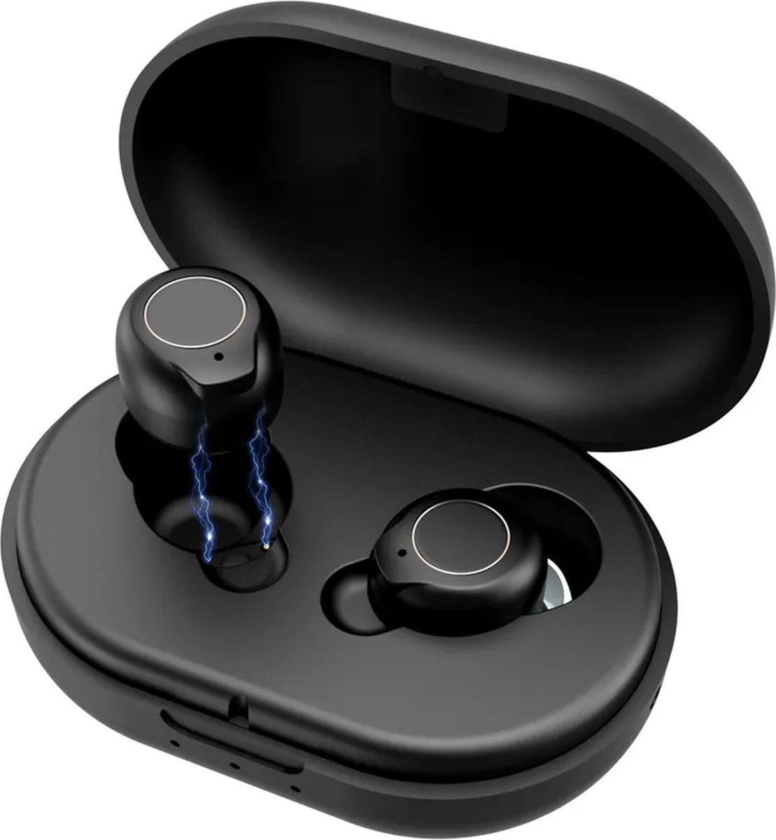 Goedkoopste Pro Care Excellent Quality® 2x Mini Intelligent digitaal Gehoorapparaat - Met Noise Reduction - Tiptoets 5 volume standen met geluid reductie - Magnetic laden met oplaadbare box - Voor in het oor (IHO) links en rechts - Kleur Zwarte Case - Zwarte IHO