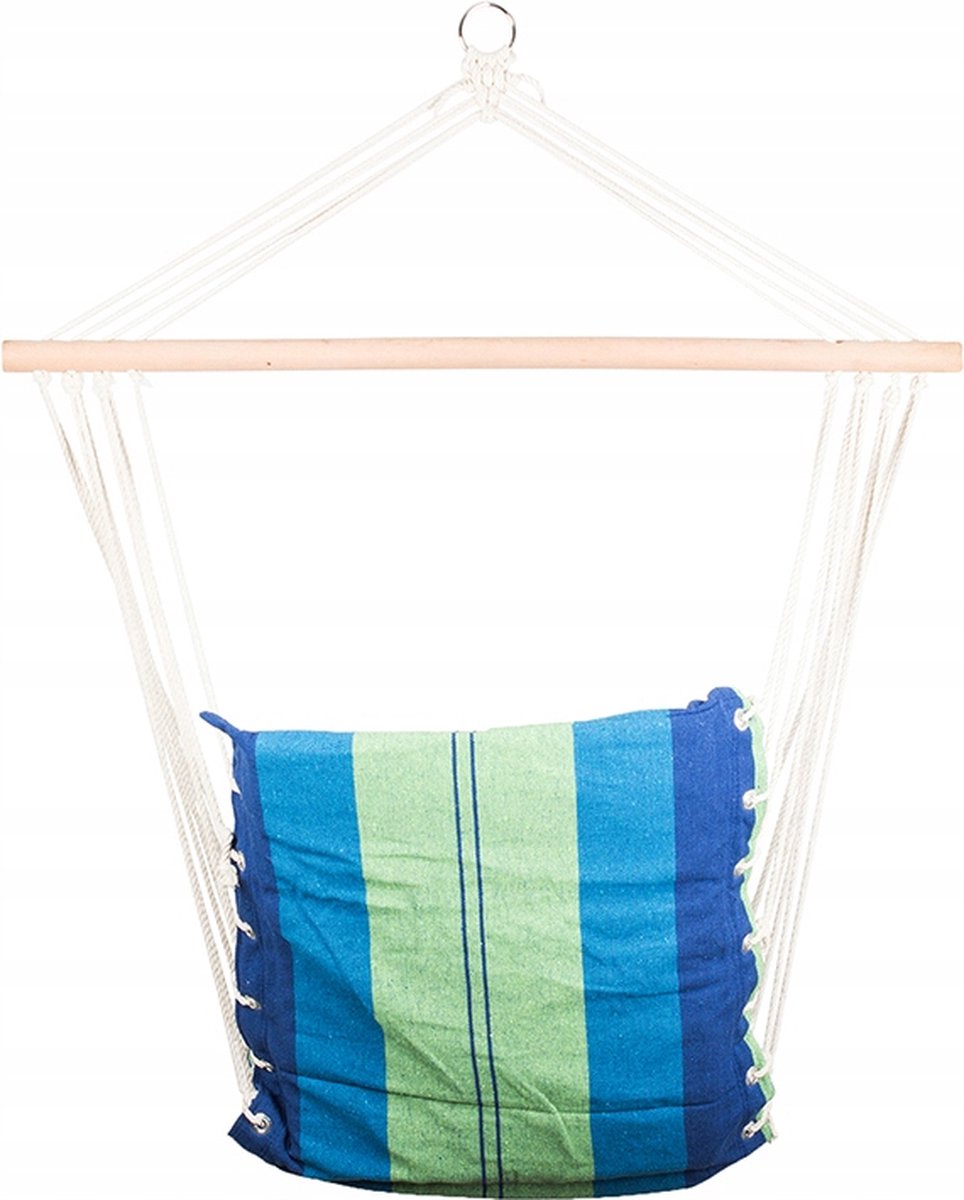 Braziliaanse hangmat hangende fauteuil - Schommelstoel - Bohemien - Beach vices - Binnen/Buiten - Rugleuning: 53cm x 62cm