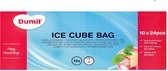 IJsblok zakje, ice cube bag 1 doos (10 stuks)