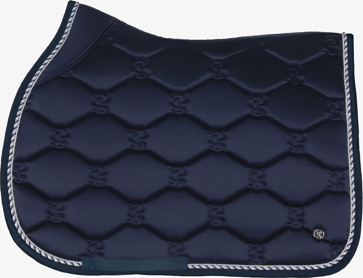 PS Of Sweden Saddle Pad Signature Navy - Size : Full - Jump