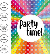 Puk Art© | Uitnodiging kinderfeestje | uitnodigingskaarten | uitnodiging verjaardag | uitnodiging feest | kinderfeestje | party time | invulkaarten | 20 stuks