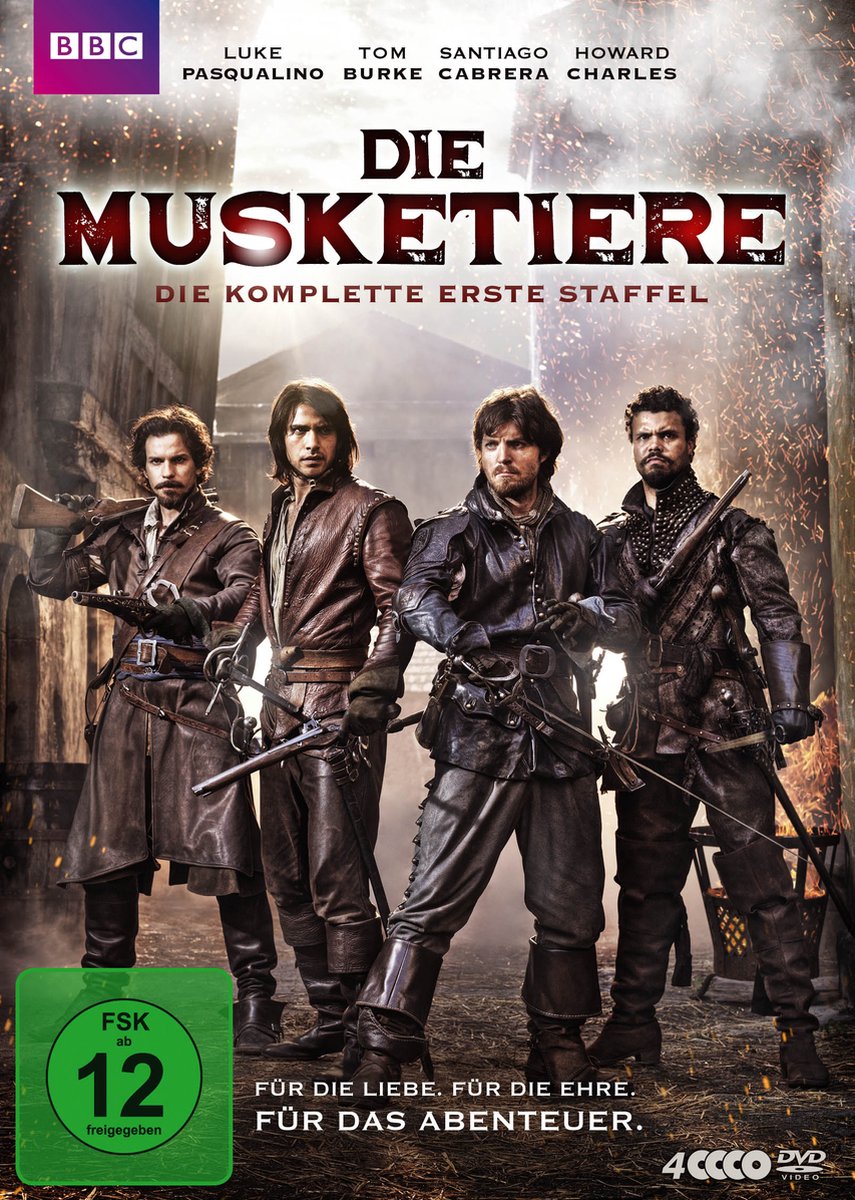polyband Die Musketiere DVD Duits, Engels