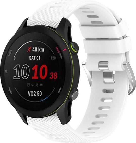 thumbnail image 2 of 18MM Bands For Garmin Forerunner 255S/Forerunner 265S/Venu 3S/Vivoactive 4S Watch Soft Silicone Colorful Wristbands Quick Release Adjustable Sport Strap For Forerunner 255S 265S Music Band (6A 2 of 9