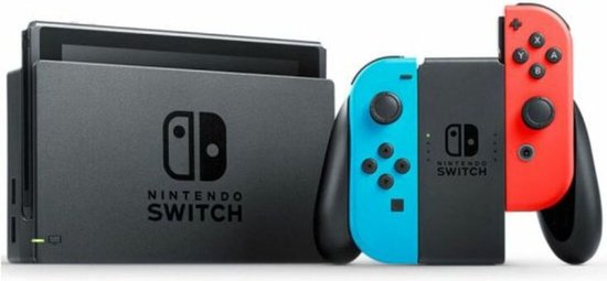 Nintendo Switch Console - Blauw/Rood - Verbeterde accuduur - TV