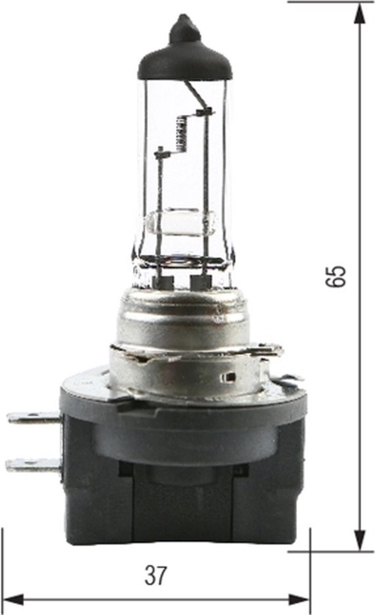 Neglin - Halogeenlamp 12 V H11B Standaard - PGJY19-2 - 55W
