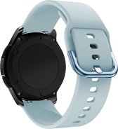 By Qubix Siliconen sportband 22mm - Lichtblauw - Geschikt voor Samsung Galaxy Watch 3 (45mm) - Galaxy Watch 46mm - Gear S3 Classic & Frontier