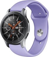 By Qubix Rubberen sportband 22mm - Lila - Geschikt voor Samsung Galaxy Watch 3 (45mm) - Galaxy Watch 46mm - Gear S3 Classic & Frontier