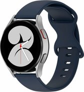 By Qubix Solid color sportband 22mm - Donkerblauw - Geschikt voor Samsung Galaxy Watch 3 (45mm) - Galaxy Watch 46mm - Gear S3 Classic & Frontier
