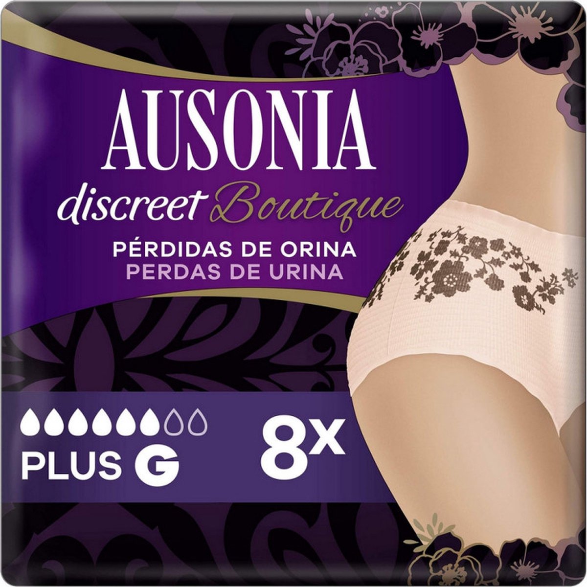Incontinentie Maandverband Ausonia Discreet Boutique Groot (8 uds)