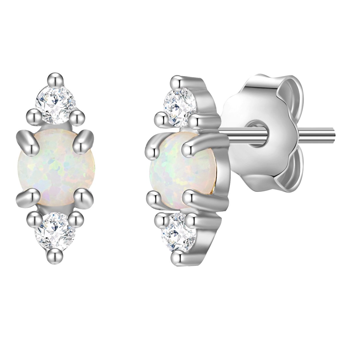 Glanzstücke München Orecchini Pendente Donna In Argento 925 Con Finitura Oro Rosa - Battuti - 4