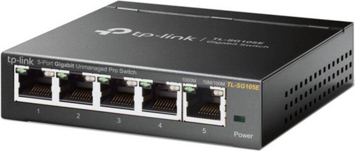 TP-Link TL-SG105E - Netwerk Switch - Smart managed - 5 poorten op Prijzenvolger.com