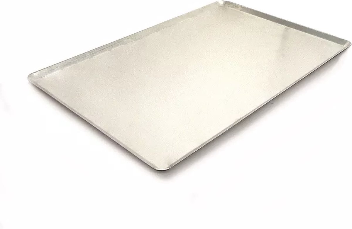 Bakplaat van aluminium 60 x 40cm - dichte hoeken van 45 graden - licht van gewicht