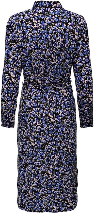 Vica Ls Shirt Calf Dress Silver Lining Aop Jo