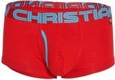 Andrew Christian Fly Tagless Boxer w/ ALMOST NAKED® Red - MAAT XL - Heren Ondergoed - Boxershort voor Man - Mannen Boxershort