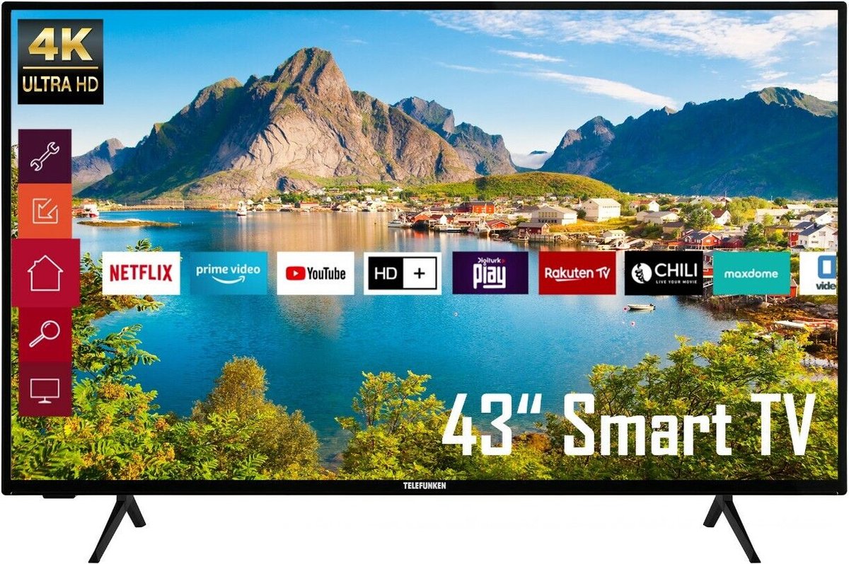 Android TV Edenwood ED43E05UHD UHD 43 + Telecommande