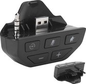Gamepad-geluidskaart Headset-adapter voor Xbox One Xbox-serie / X / S / PS5 (zwart)