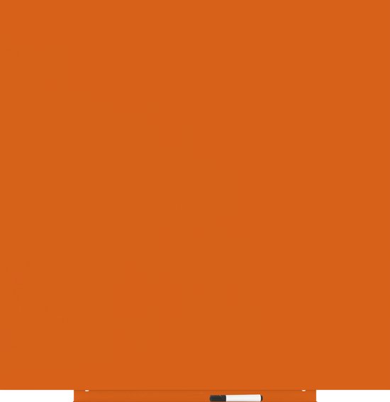 Rocada whiteboard - Skincolour - 100x100cm - oranje gelakt - RO-6425R-2008