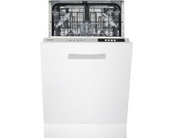 Inventum IVW4508A smalle inbouw vaatwasser - 10 couverts - Volledig integreerbaar - 45 cm breed - Bestekmand - 6 programma’s - Max nishoogte 87 cm - Startuitstel - Energielabel D