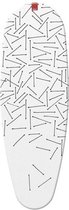 Rayen - strijkplankovertrek (wit & black) 3-laags