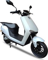 ESCOO Torcido Wit Metallic - Elektrische scooter/brommer - 45km/h - 2000W Motor - Uitneembare Lithium Accu