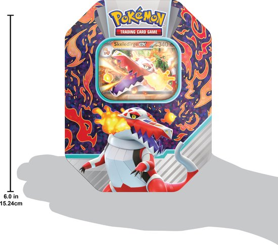 Pokémon Paldea Partners Skeledirge ex Tin - Pokémon Kaarten