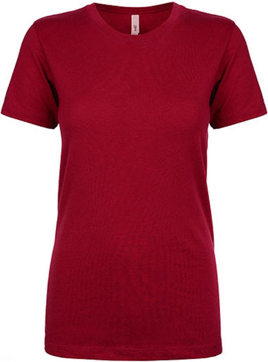 Ladies´ Ideal T-Shirt met ronde hals en korte mouwen Scarlet - M