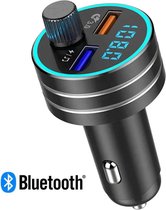 FM Transmitter Bluetooth 5.0 - Carkit USB 3.0 Fast Charge - Auto Accessoires - Beluister Draadloos Muziek via Spotify of Youtube