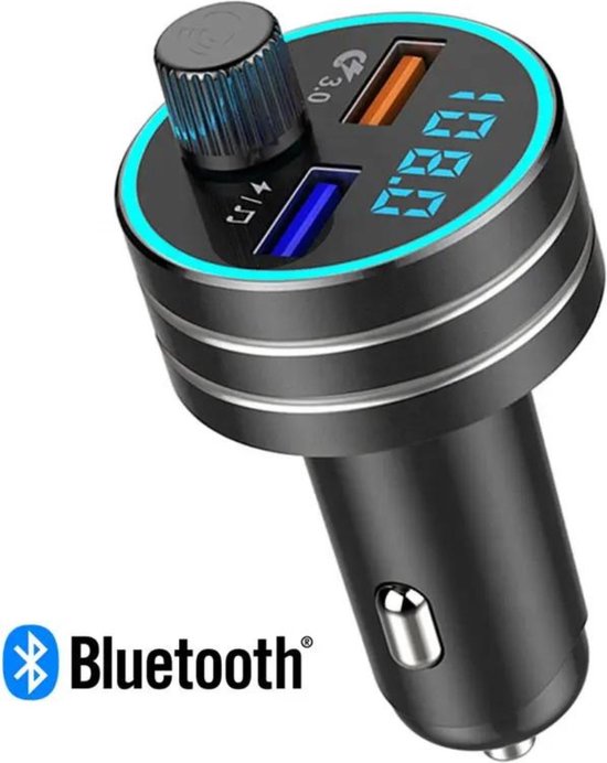 Transmetteur FM Bluetooth 5.0 - Kit Voiture USB 3.0 Charge Fast