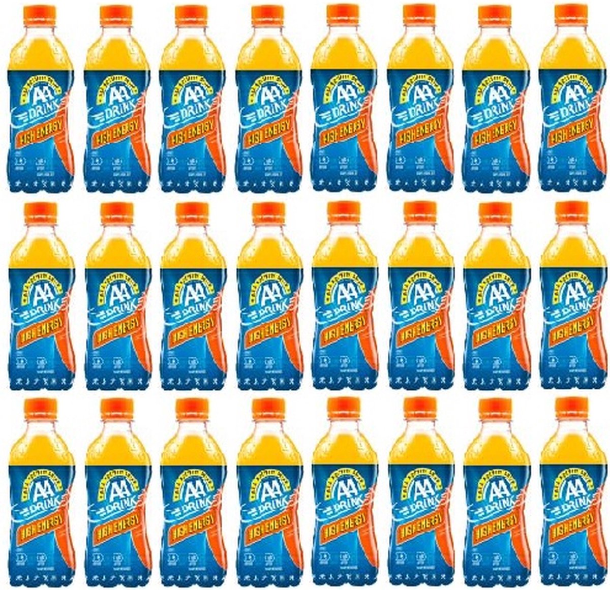 AA-drink Energy drink zero petfles 33 cl per fles, doos 24 flessen