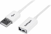USB Cable Startech USBEXTPAA1MW White