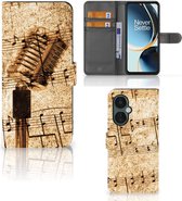 Telefoonhoesje OnePlus Nord CE 3 Lite Cover Ontwerpen Bladmuziek