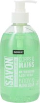 Sence Savon Handzeep Refreshing Aloë Vera - 6 x 500 ml - Voordeelverpakking