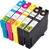 Inktcartridges 5 stuks Geschikt voor Epson T1285 | Multipack