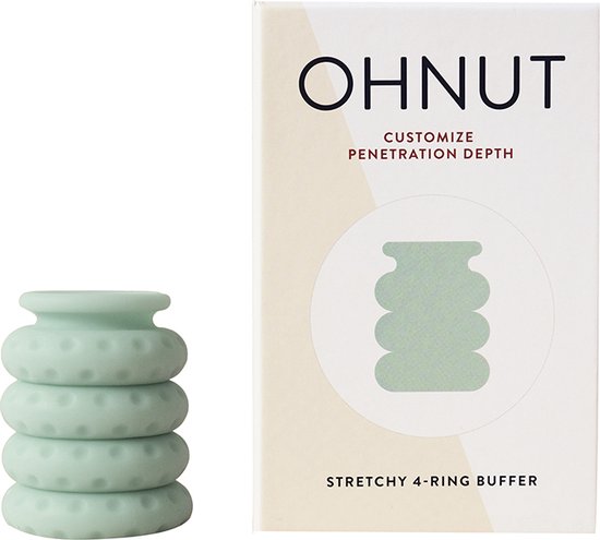 Ohnut Wider Soft Buffer Rings (Set van 4) Sage | bol