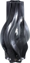 PTMD Florence Vaas - 17x17x32 cm - Glas - Zwart