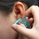 Wegwerp oorbel schieter oor gaatjes pistool steriel verpakt inclusief stalen oorknopje met steentje - Oorring schieter - Oorschieter - Ear Piercing Gun - Ear Stud - Earring Gun / Shooter - Wegwerp - Jetable - Disposable