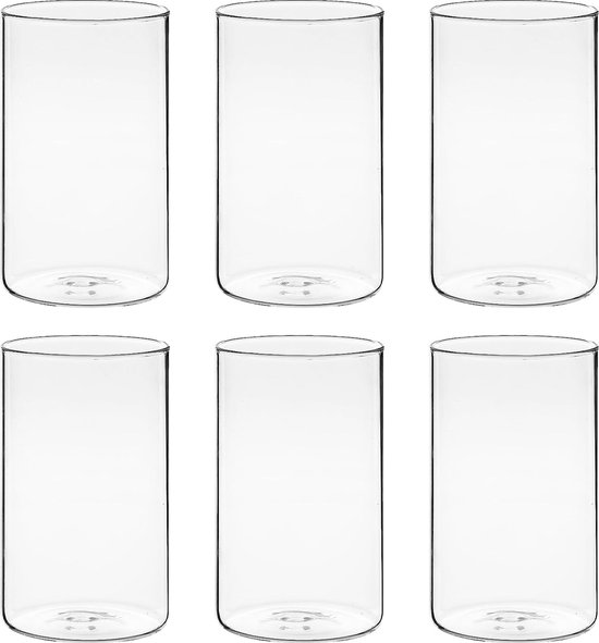 Vase À Fleurs En Verre Cylindrique Transparent, 3 Pièces Vase À Fleurs En Verre Cylindrique Transparent, 3 Pièces