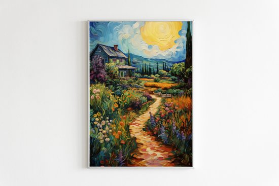 Affiche Ferme | Affiche de ferme | Affiche Nature | Décoration d'intérieur | 61x91cm | RTB | Convient pour Cadres